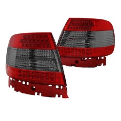 Πισινά Φανάρια Set Για Audi A4 B5 94-01 Led Κόκκινο/Φιμέ Depo Πισινά Φανάρια Set Για Audi A4 B5 94-01 Led Κόκκινο/Φιμέ Depo
