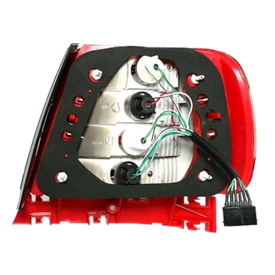 Πισινά Φανάρια Set Για Audi A4 B5 94-01 Led Κόκκινο/Φιμέ Depo