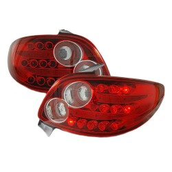 Πισινά Φανάρια Set Για Peugeot 206 98-07 Led Κόκκινο/Λευκό LH Group Πισινά Φανάρια Set Για Peugeot 206 98-07 Led Κόκκινο/Λευκό LH Group