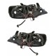 Μπροστινά Φανάρια Set Για Opel Astra G 98-04 Angel Eyes Μαύρα H1/H1 Sonar