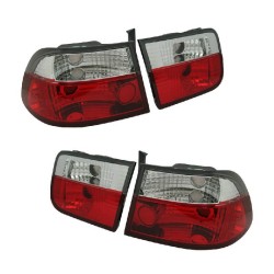 Πισινά Φανάρια Set Για Honda Civic 96-01 2D Κόκκινο/Crystal Sonar Πισινά Φανάρια Set Για Honda Civic 96-01 2D Κόκκινο/Crystal Sonar