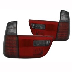 Πισινά Φανάρια Set Για Bmw X5 E53 99-03 Led Κόκκινο/Φιμέ Depo Πισινά Φανάρια Set Για Bmw X5 E53 99-03 Led Κόκκινο/Φιμέ Depo