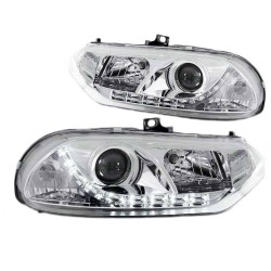 Μπροστινά Φανάρια Set Για Alfa Romeo 156 97-03 DRL Χρωμίου H1/H1 Sonar