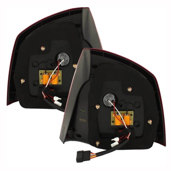 Πισινά Φανάρια Set Για Skoda Octavia 1Z 04-13 Sedan Led Red/Crystal LΗ GRΟUΡ