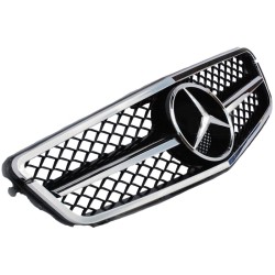 Μάσκα Για Mercedes-Benz C-Class W204 07-14 Amg C63 Look Με Μονή Γρίλια Μαύρο/Χρώμιο 1 Τεμάχιο Μάσκα Για Mercedes-Benz C-Class W204 07-14 Amg C63 Look Με Μονή Γρίλια Μαύρο/Χρώμιο 1 Τεμάχιο