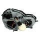 Μπροστινά Φανάρια Set Για Mercedes-Benz CL203 SportsCoupe 00-04 Projectors Μαύρα H7/H7 Με Ρυθμιστή Αέρος Depo