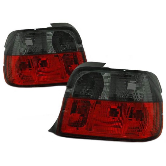 Πισινά Φανάρια Set Για Bmw 3 E36 Compact 90-99 Κόκκινο/Φιμέ Depo
