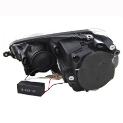 Μπροστινά Φανάρια Set Για Vw Golf V (5) 03-08 ccfl Angel Eyes & Led Μαύρα H7/H1 Με Μοτέρ Eagle Eyes Μπροστινά Φανάρια Set Για Vw Golf V (5) 03-08 ccfl Angel Eyes & Led Μαύρα H7/H1 Με Μοτέρ Eagle Eyes