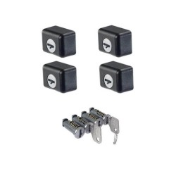 Κλειδαριές Για Μπάρες Οροφής CRUZ ST 932-048 Σετ 4 Τεμάχια Με 2 Κλειδιά Κλειδαριές Για Μπάρες Οροφής CRUZ ST 932-048 Σετ 4 Τεμάχια Με 2 Κλειδιά