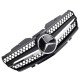 Μάσκα Για Mercedes-Benz SL-Class R230 01-06 Amg Look Με Μονή Γρίλια Μαύρο/Χρώμιο 1 Τεμάχιο