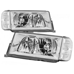 Μπροστινά Φανάρια Set Για Mercedes-Benz 190E/D W201 82-93 Χρωμίου H4/H3 Με Ρυθμιστή Αέρος Eagle Eyes Μπροστινά Φανάρια Set Για Mercedes-Benz 190E/D W201 82-93 Χρωμίου H4/H3 Με Ρυθμιστή Αέρος Eagle Eyes