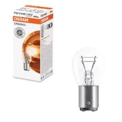 Λάμπα Αλογόνου P21/4W 12V BAZ15D  Διπολική Osram 7225 1 Τεμάχιο