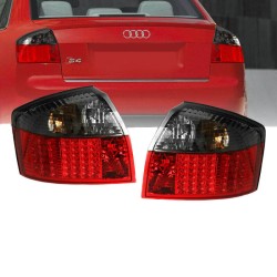 Πισινά Φανάρια Set Για Audi A4 B6 00-04 Led Κόκκινο/Φιμέ Depo Πισινά Φανάρια Set Για Audi A4 B6 00-04 Led Κόκκινο/Φιμέ Depo