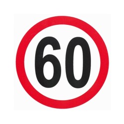 Αυτοκόλλητο Με Όριο Ταχύτητας "60" Απλό 15cm Σ.Π.506 1 Τεμάχιο Αυτοκόλλητο Με Όριο Ταχύτητας "60" Απλό 15cm Σ.Π.506 1 Τεμάχιο