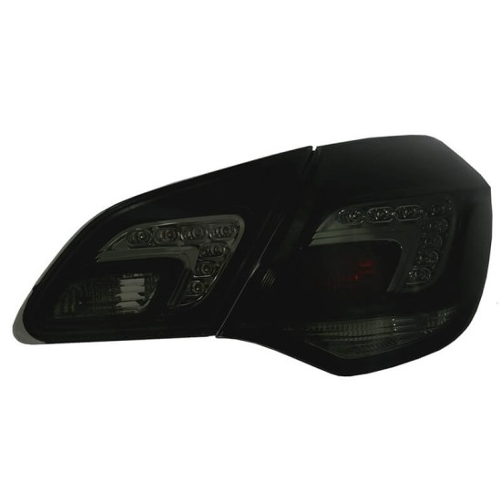 Πισινά Φανάρια Set Για Opel Astra J 09-15 Hatchback Led Φιμέ Depo