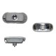 Πλαϊνό Φλας Φτερού Για VW Golf / Polo / Bora / Passat / Vento / Seat Ibiza / Cordoba Chrome 1 Τεμάχιο
