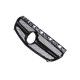 Μάσκα Για Mercedes-Benz A-Class W176 12-15 Amg Look Με Μονή Γρίλια Γυαλιστερό Μαύρο 1 Τεμάχιο
