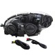 Μπροστινά Φανάρια Set Για Mercedes-Benz C-Class W204 07-10 TRU DRL Χρωμίου H7 Με Μοτέρ Eagle Eyes