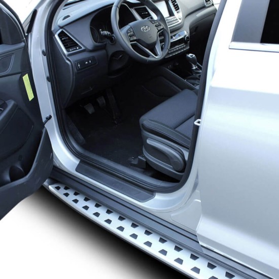Πλαινά Σκαλοπάτια Για Hyundai Tucson 15-19 Oem Look 2 Τεμάχια