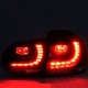 Πισινά Φανάρια Set Για Vw Golf VI (6) 08-11 Led GTI / R-Look Κόκκινο/Crystal Depo