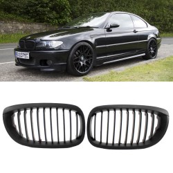 Καρδιές Μάσκας Για Bmw 3 E46 03-06 Coupe/Cabrio Μαύρο Ματ 2 Τεμάχια Καρδιές Μάσκας Για Bmw 3 E46 03-06 Coupe/Cabrio Μαύρο Ματ 2 Τεμάχια