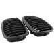 Καρδιές Μάσκας Για Bmw 3 E46 03-06 Coupe/Cabrio Μαύρο Ματ 2 Τεμάχια