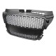 Μάσκα Για Audi A3 8P 08-12 RS3 Look Κυψελωτή Μαύρο Ματ 1 Τεμάχιο