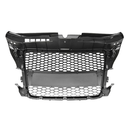 Μάσκα Για Audi A3 8P 08-12 RS3 Look Κυψελωτή Μαύρο Ματ 1 Τεμάχιο