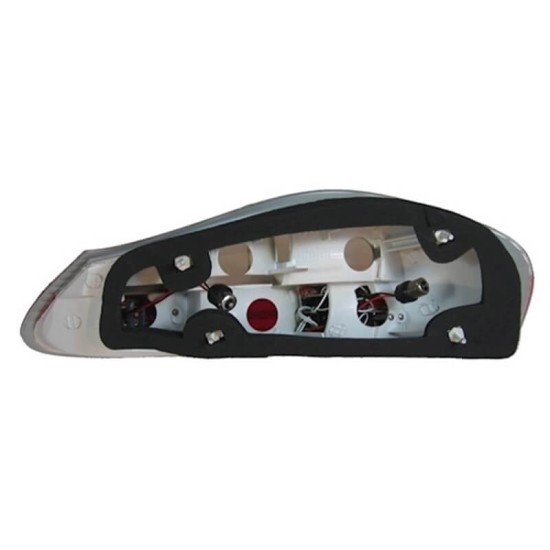 Πισινά Φανάρια Set Για Porsche Boxster 986 96-04 Led Κόκκινο/Φιμέ Depo