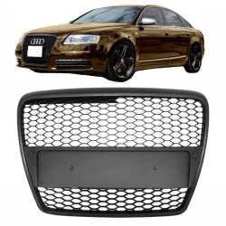 Μάσκα Για Audi A6 4F C6 04-11 RS6 Look Κυψελωτή Μαύρο Ματ 1 Τεμάχιο Μάσκα Για Audi A6 4F C6 04-11 RS6 Look Κυψελωτή Μαύρο Ματ 1 Τεμάχιο