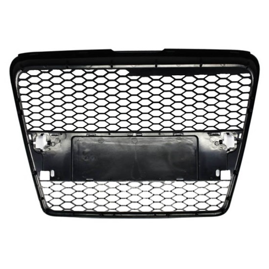 Μάσκα Για Audi A6 4F C6 04-11 RS6 Look Κυψελωτή Μαύρο Ματ 1 Τεμάχιο