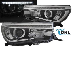 Μπροστινά Φανάρια Set Για Toyota Hilux Revo 15+ True DRL Μαύρα Manual Eagle Eyes Μπροστινά Φανάρια Set Για Toyota Hilux Revo 15+ True DRL Μαύρα Manual Eagle Eyes