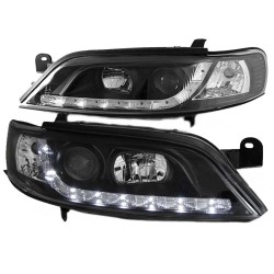 Μπροστινά Φανάρια Set Για Opel Vectra B 95-99 DRL Μαύρα H1/H1 JunYan Μπροστινά Φανάρια Set Για Opel Vectra B 95-99 DRL Μαύρα H1/H1 JunYan