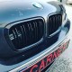 Καρδιές Μάσκας Για Bmw 3 E46 99-01 Sedan/Touring/Compact M4 Look Με Διπλή Γρίλια Μαύρο Γυαλιστερό 2 Τεμάχια