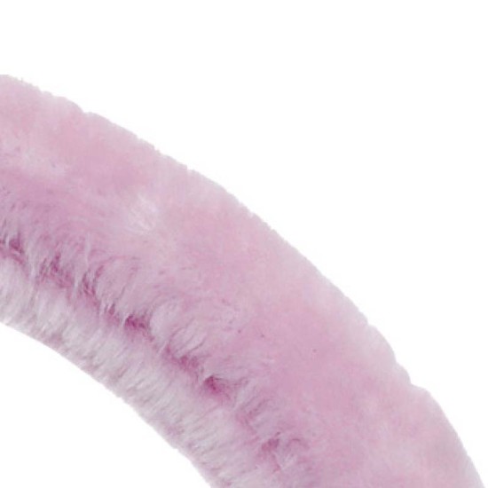 Κάλυμμα Tιμονιού Χνουδωτό ''Pinky'' Ροζ Medium 37-39CM 2505059