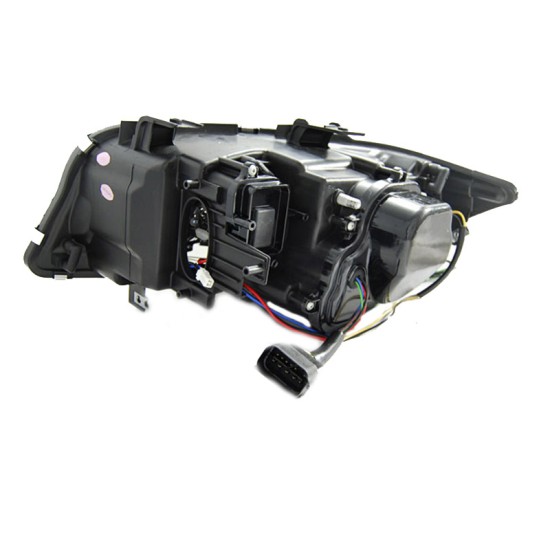 Μπροστινά Φανάρια Set Για Bmw 3 E90 / E91 05-08 U-LED 3D Angel Eyes Μαύρα Xenon D1S/H1 Sonar