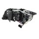 Μπροστινά Φανάρια Set Για Bmw 3 E90 / E91 05-08 U-LED 3D Angel Eyes Μαύρα Xenon D1S/H1 Sonar