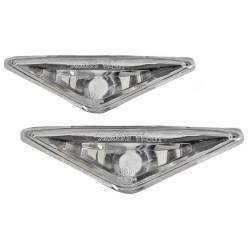 Πλαϊνά Φλας Φτερού Για Ford Focus 98-04 / Mondeo 00-07 Chrome 2 Τεμάχια Πλαϊνά Φλας Φτερού Για Ford Focus 98-04 / Mondeo 00-07 Chrome 2 Τεμάχια