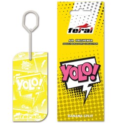 Αρωματικό Αυτοκινήτου Κρεμαστό Feral Speech Collection YOLO Αρωματικό Αυτοκινήτου Κρεμαστό Feral Speech Collection YOLO