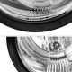 Μπροστινά Φανάρια Set Για Mercedes-Benz E-Class W210 99-02 Angel Eyes Χρωμίου H7/H1 Manual Sonar