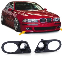 Καπάκια Προβολέα Εμπρός Πλαινά Για Bmw 5 E39 M5 95-03 Hamman Look Διπλά Μαύρα Αριστερό & Δεξί 2 Τεμάχια