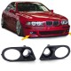 Καπάκια Προβολέα Εμπρός Πλαινά Για Bmw 5 E39 M5 95-03 Hamman Look Διπλά Μαύρα Αριστερό & Δεξί 2 Τεμάχια