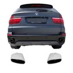 Μπούκες Εξάτμισης Για Bmw X5 E70 07-13 2 Τεμάχια Μπούκες Εξάτμισης Για Bmw X5 E70 07-13 2 Τεμάχια