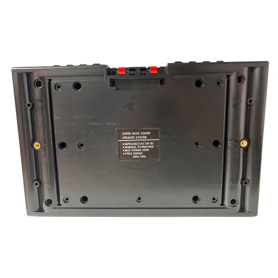 Subwoofer Αυτοκινήτου Eastern HF-500X Super Bass Sound Speaker System 120Watt Max. 6.5'' 30 x 8,45 x 19,3cm