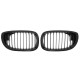 Καρδιές Μάσκας Για Bmw 3 E46 03-06 Coupe/Cabrio Μαύρο Ματ 2 Τεμάχια