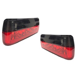 Πισινά Φανάρια Set Για Bmw 3 E30 M40 87-90 Κόκκινο/Φιμέ Carner