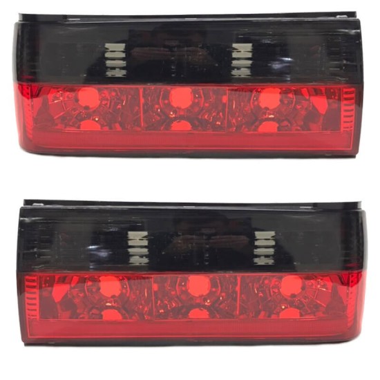 Πισινά Φανάρια Set Για Bmw 3 E30 M40 87-90 Κόκκινο/Φιμέ Carner