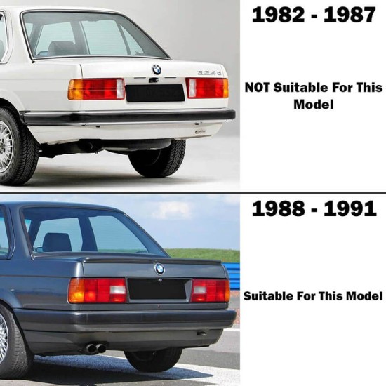 Πισινά Φανάρια Set Για Bmw 3 E30 M40 87-90 Κόκκινο/Φιμέ Carner