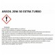 Λάδι - Λιπαντικό Κινητήρα Ansoil Extra Turbo 50005B 20W-50 4Lt