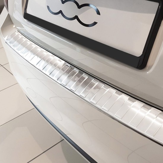 Προστατευτικό Πίσω Προφυλακτήρα Για Fiat 500 3d 15+ Από Ανοξείδωτο Ατσάλι (Steel)